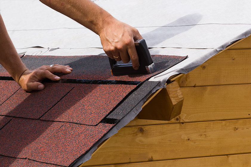 Construction of a roof