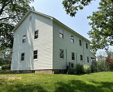 James Hardie White Siding