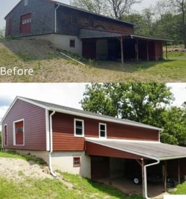 roofing and siding contractors NJ installing James Hardie siding